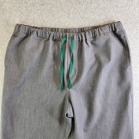 Figs Scrub Pants Mens Large Tall LT Gray Pisco Straight Leg Structured Fit - Picture 2 of 15